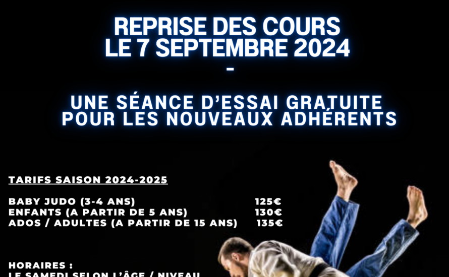 C'est la rentrée !!!! La saison 2024-2025 commence